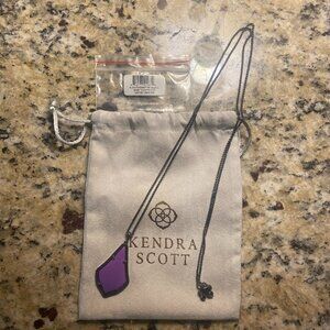 Kendra Scott Color Bar Custom Alex Necklace 💜